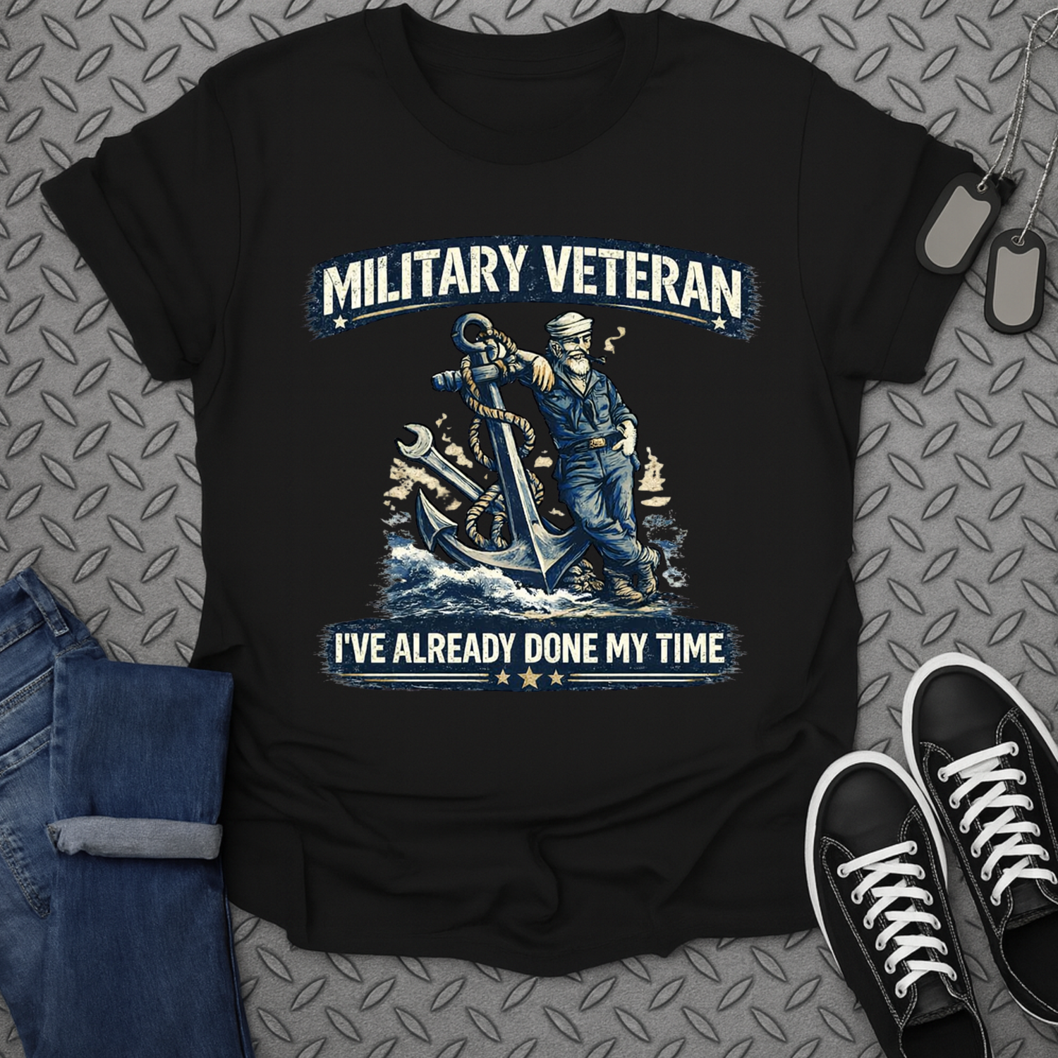 Military Veteran I've Already Done My Time shirt