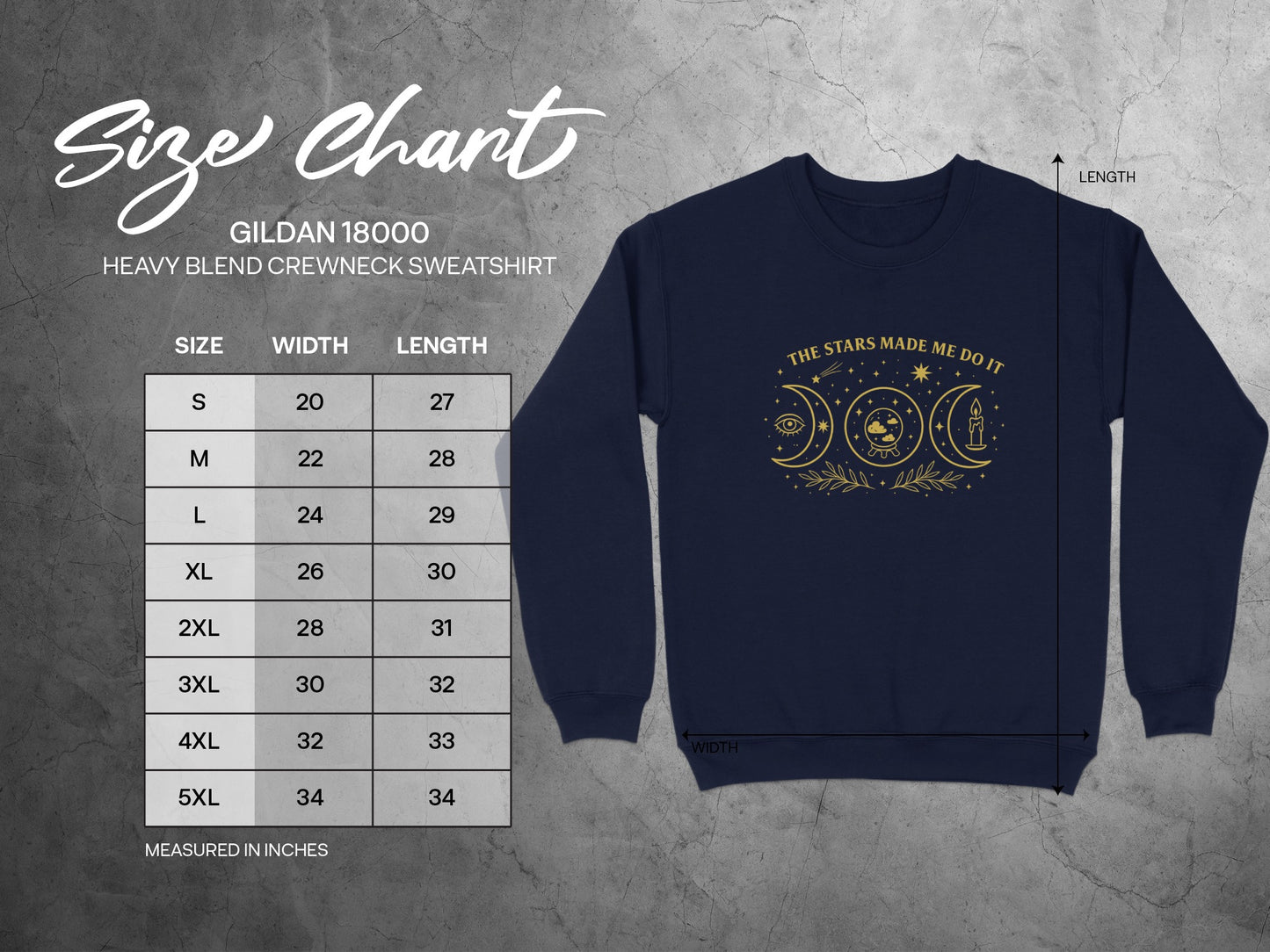 The Stars Made Me Do It Heavy Blend Sweatshirt product