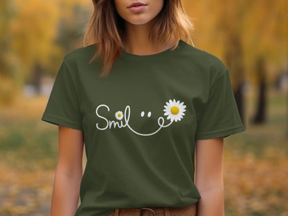 Smile With Daisy Printed Graphic T-Shirt product type