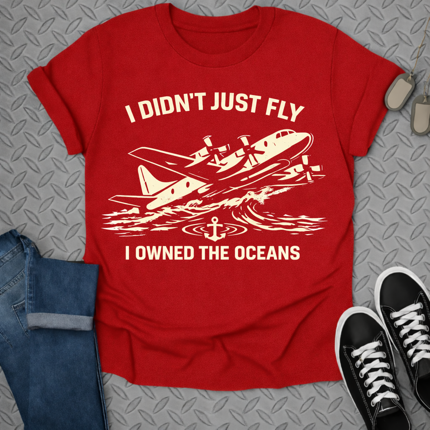 I Didn't Just Fly I Owned The Oceans T-shirt