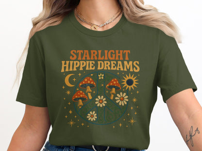 Starlight Hippie Dreams Graphic Tee Shirt product