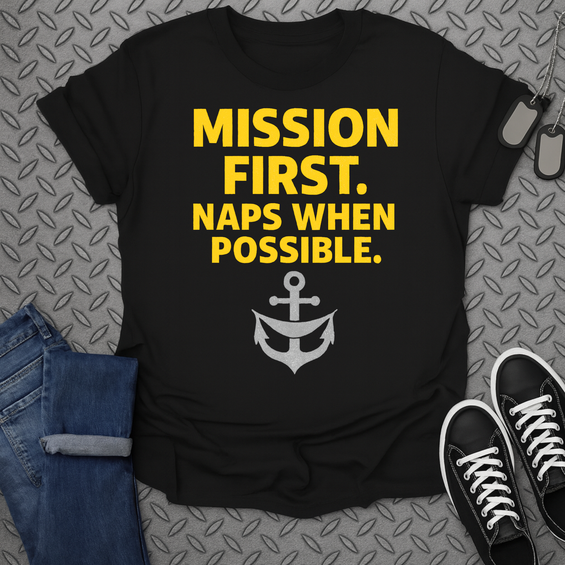 Mission First Naps When Possible T-shirt