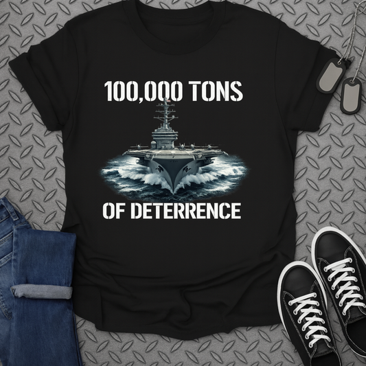 100,000 Tons of Deterrence Graphic T-Shirt