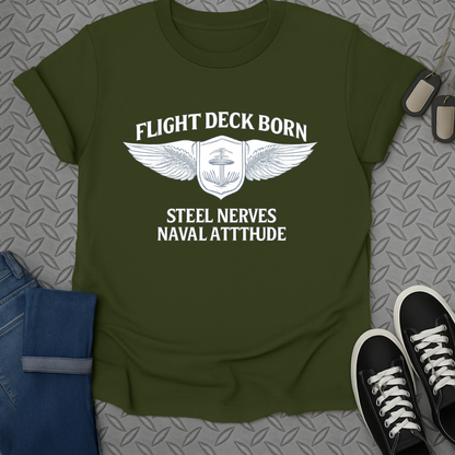 Flight Deck Born Steel Nerves Naval Attitude Product
