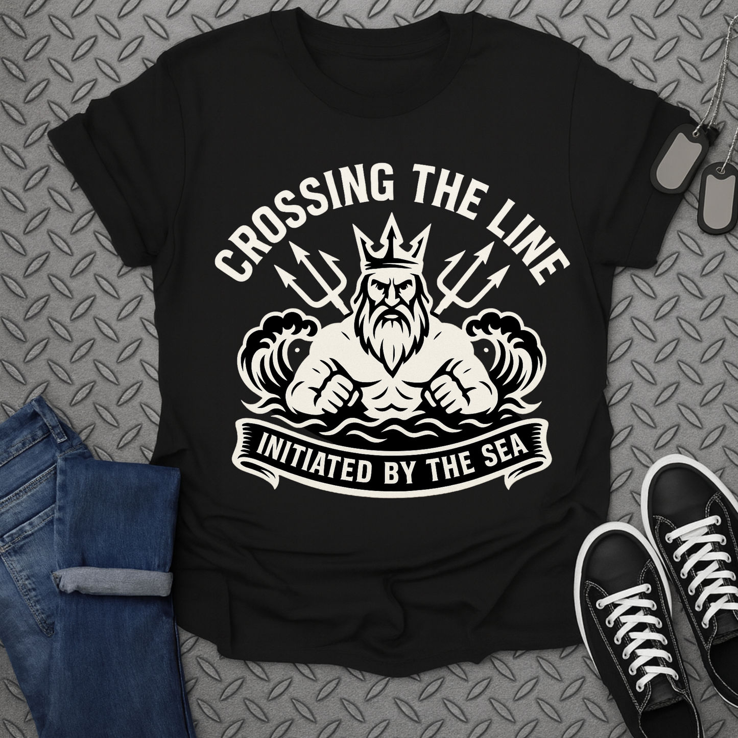 Crossing The Line Initiated By The Sea Shirt