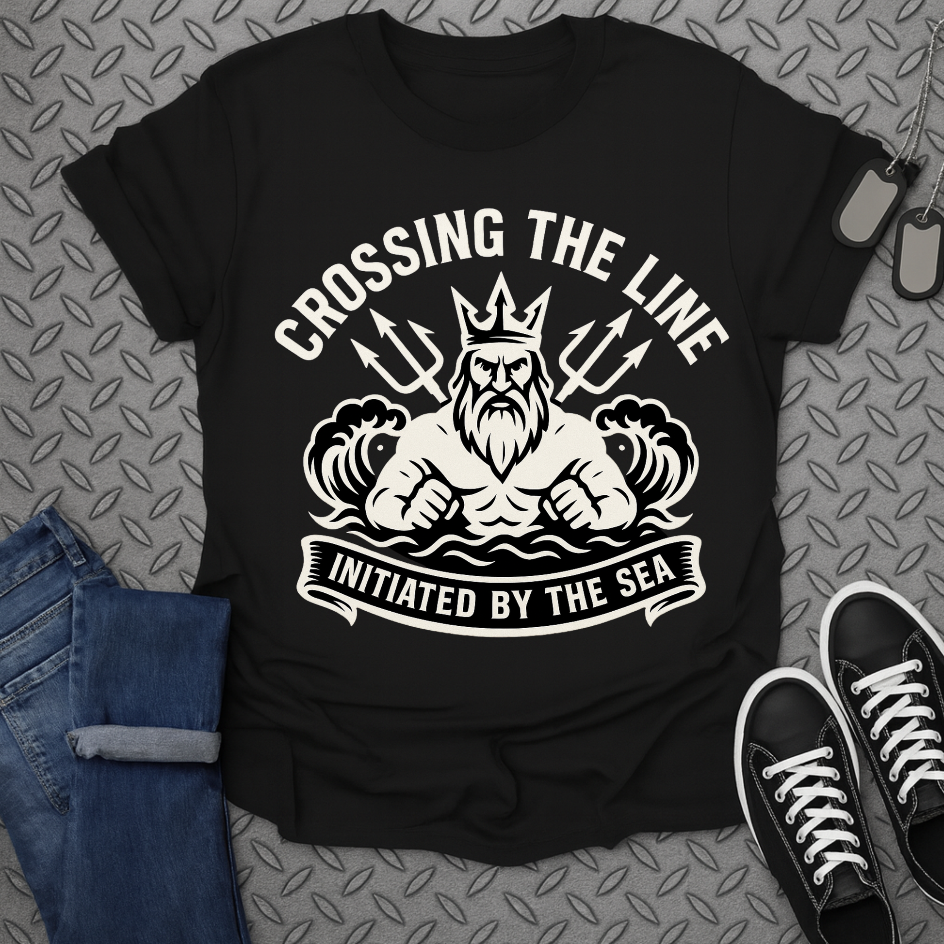 Crossing The Line Initiated By The Sea Shirt