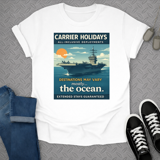 Carrier Holidays Destinations Ocean Graphic Shirt