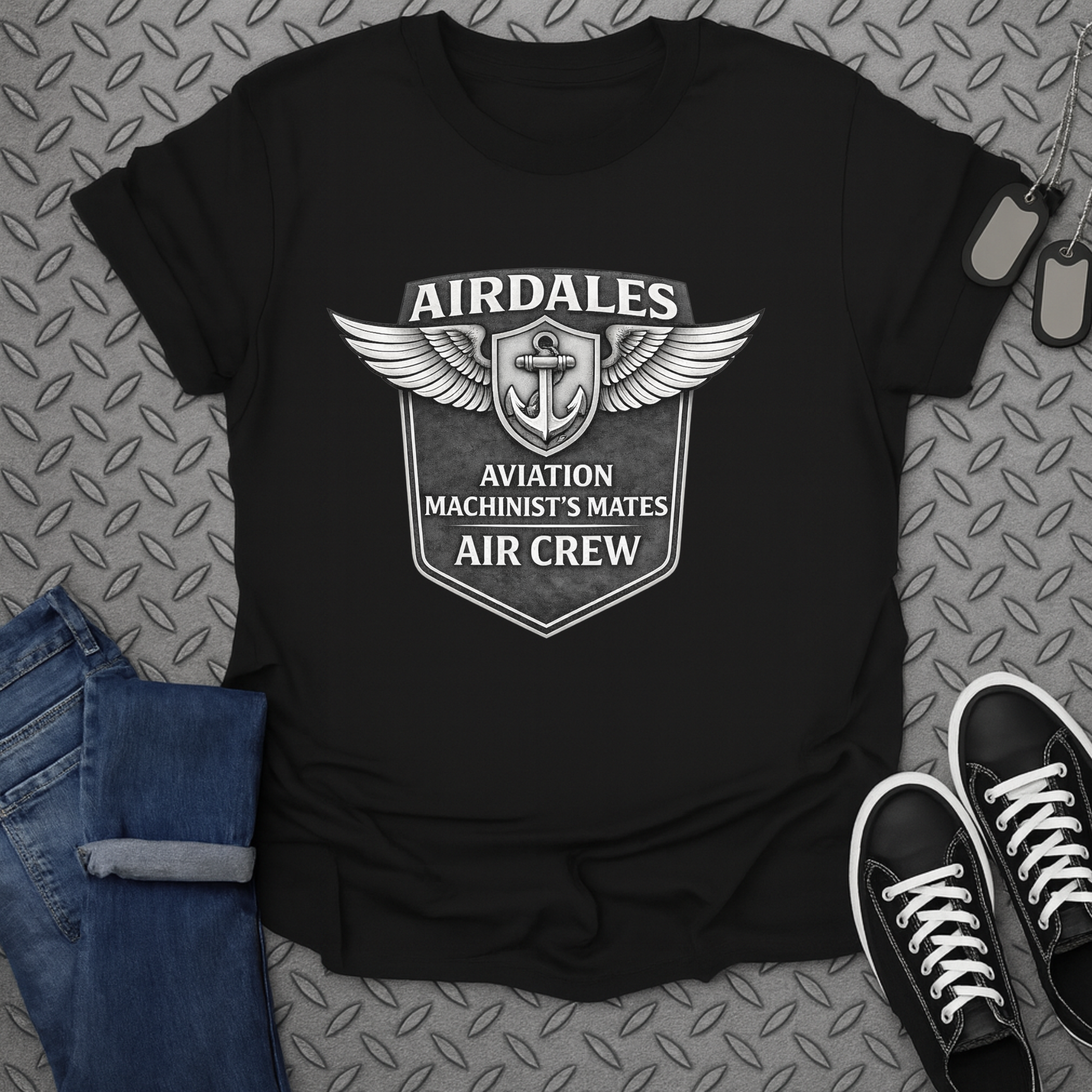 Airdales Aviation Machinist's Mates Air Crew T-Shirt