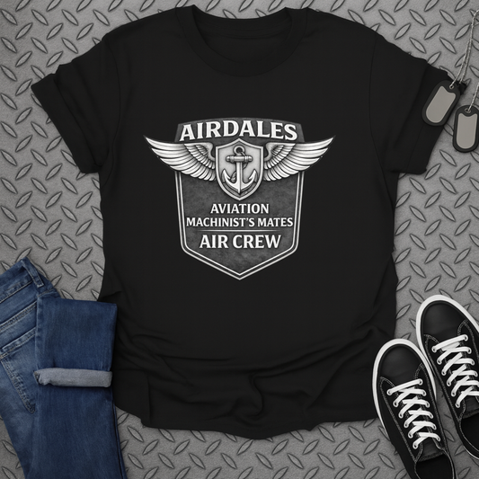 Airdales Aviation Machinist's Mates Air Crew T-Shirt