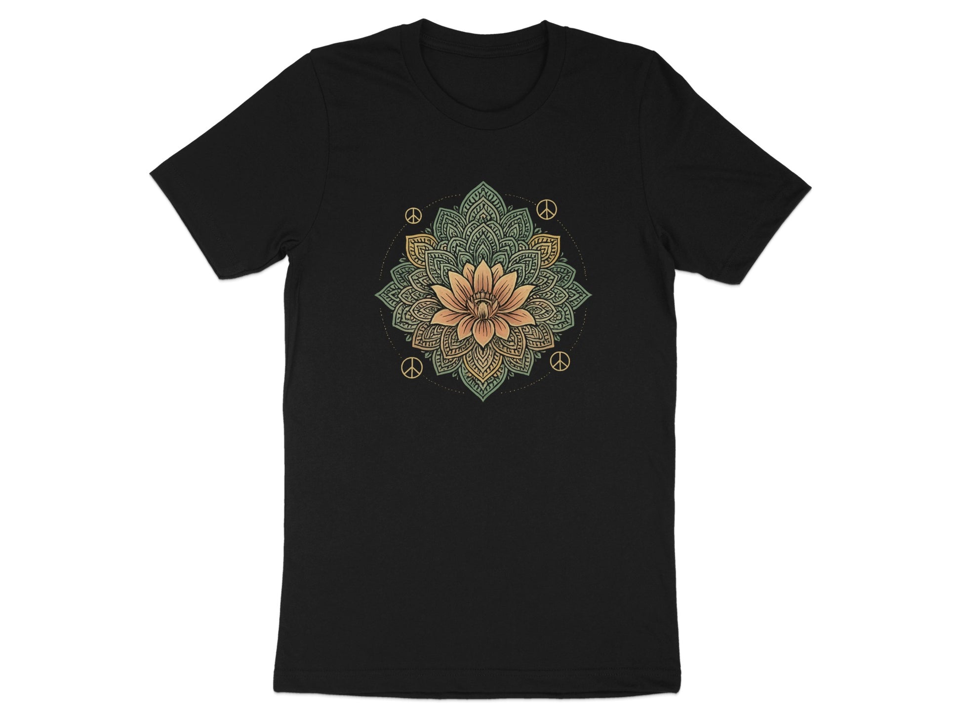 Peace Mandala Graphic Tee Shirt product type