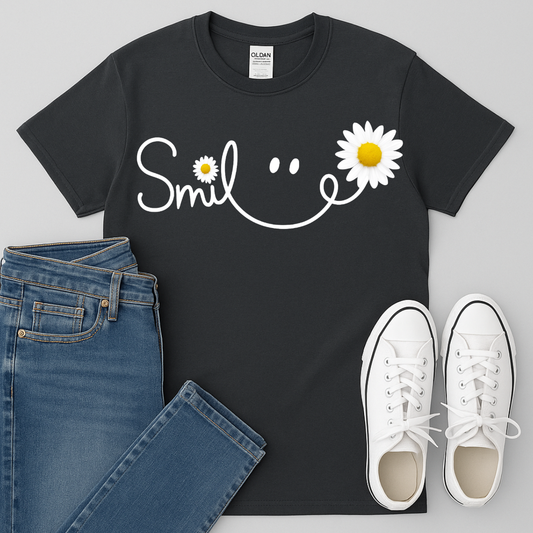 Smile Daisy Graphic Tee Casual Wear product type