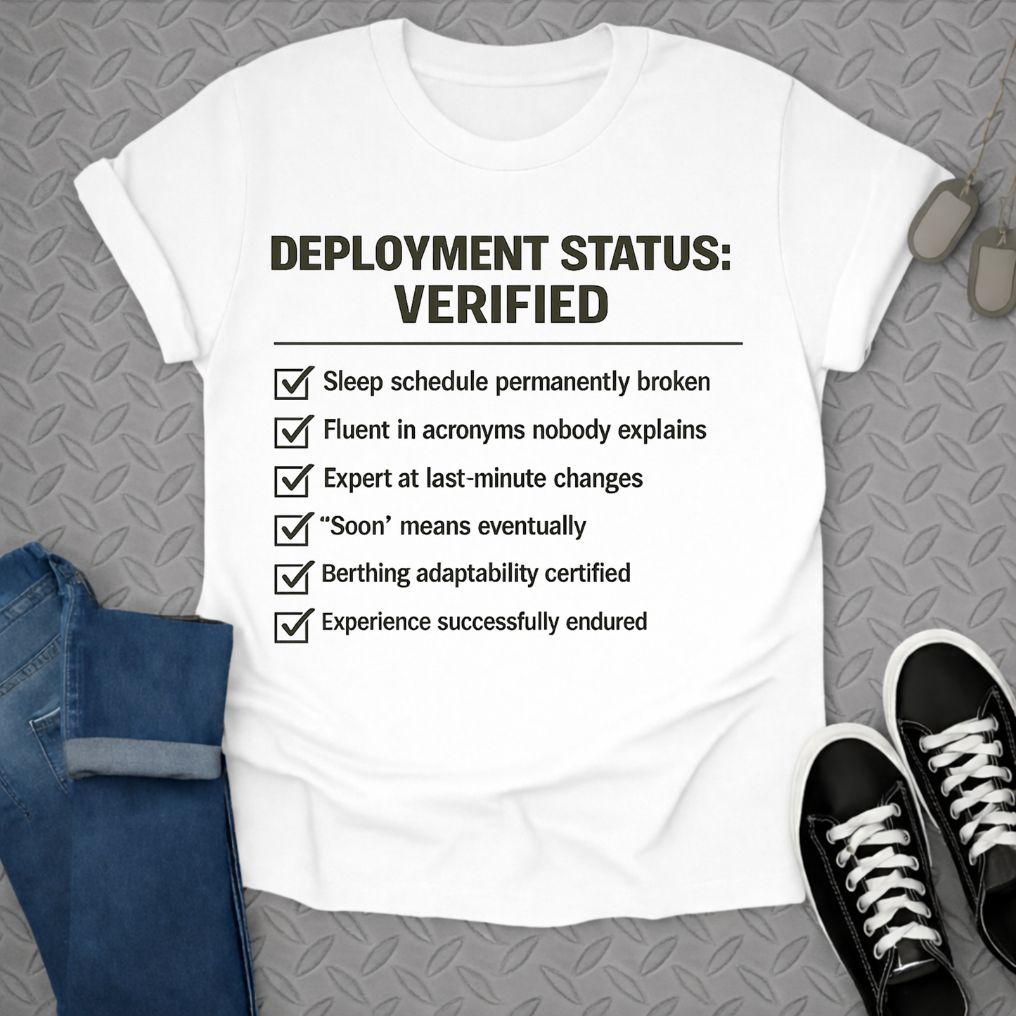 Deployment status verified tshirt