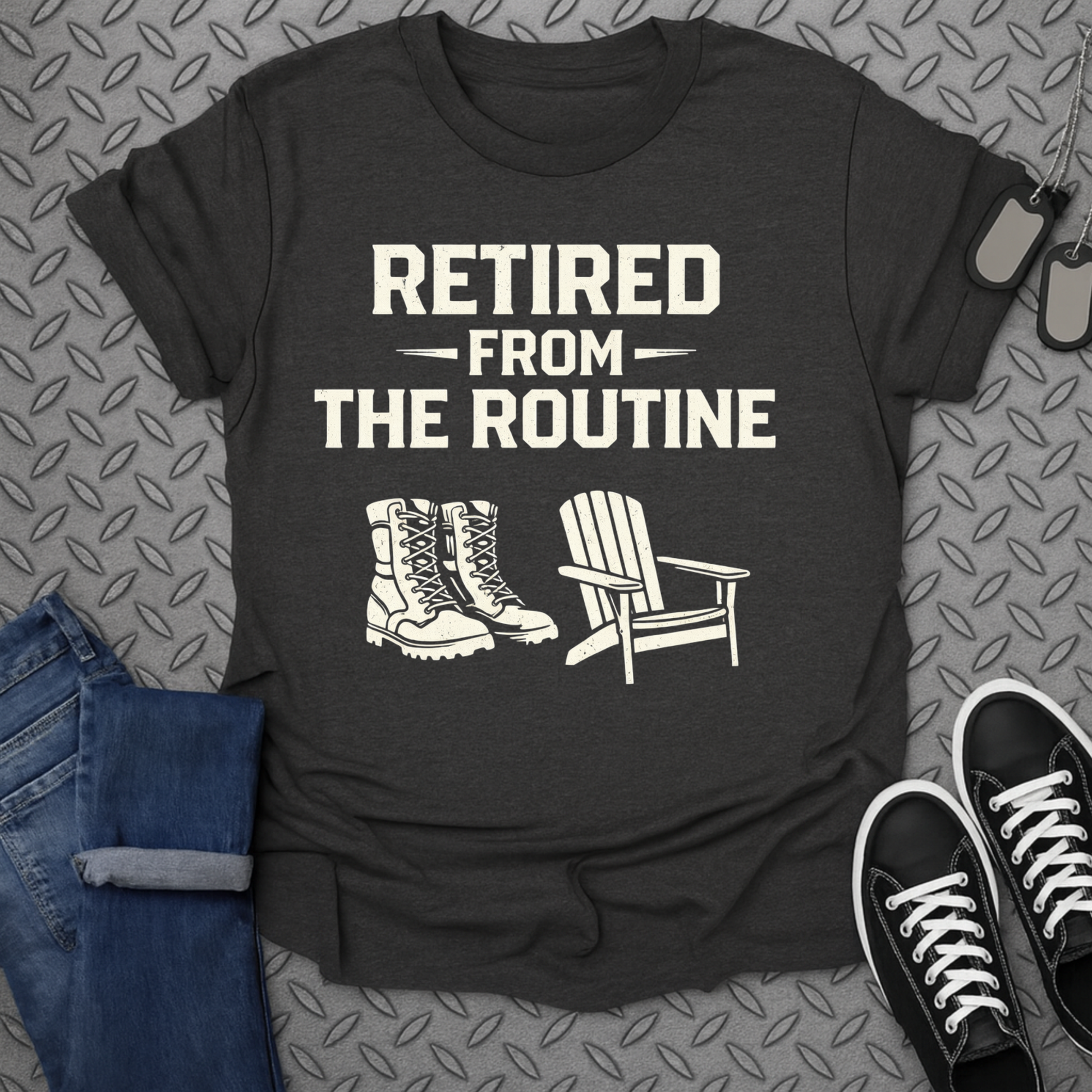 Retired from the Routine Graphic T-Shirt Product
