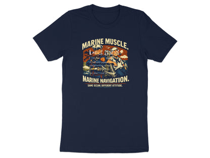 Marine Muscle Marine Navigation Graphic T-Shirt
