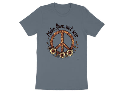 Make Love Not War Peace Sign Graphic Tee product