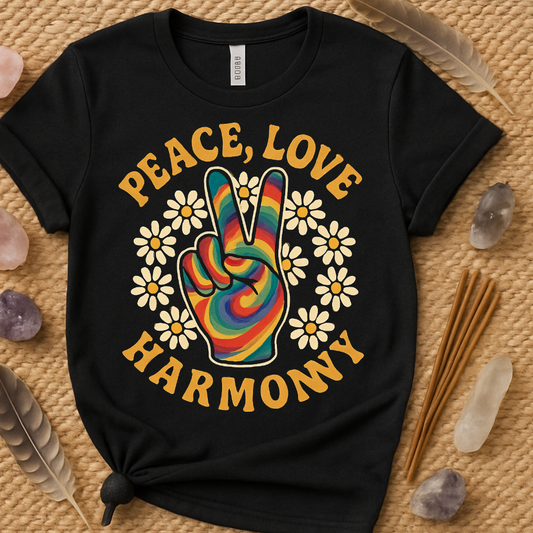 Peace Love Harmony Graphic Tee product type