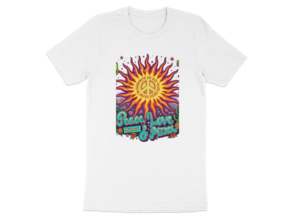 Peace Love and Pizza Graphic Print T-Shirt product type