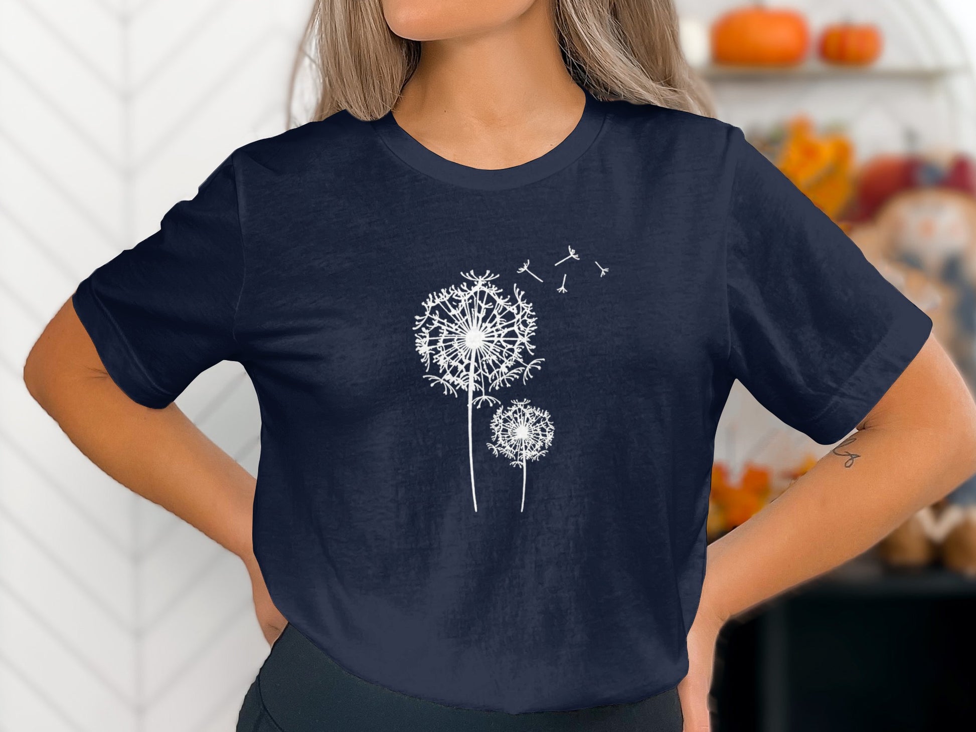 Dandelion Design Graphic Tee Casual Stylish Shirt product