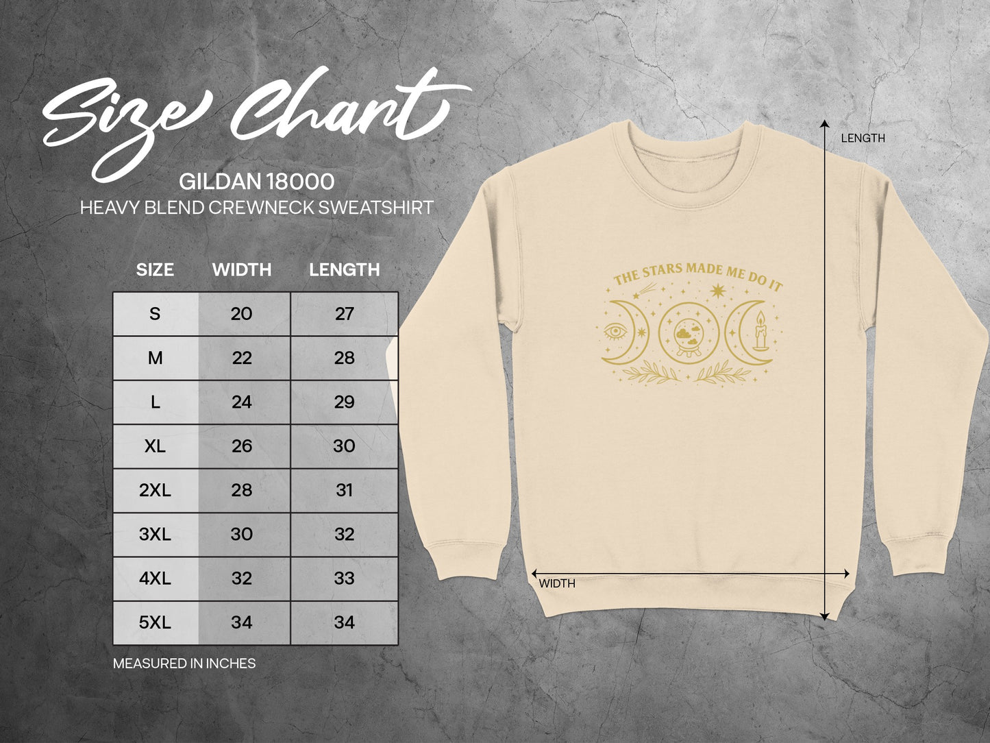 The Stars Made Me Do It Heavy Blend Sweatshirt product