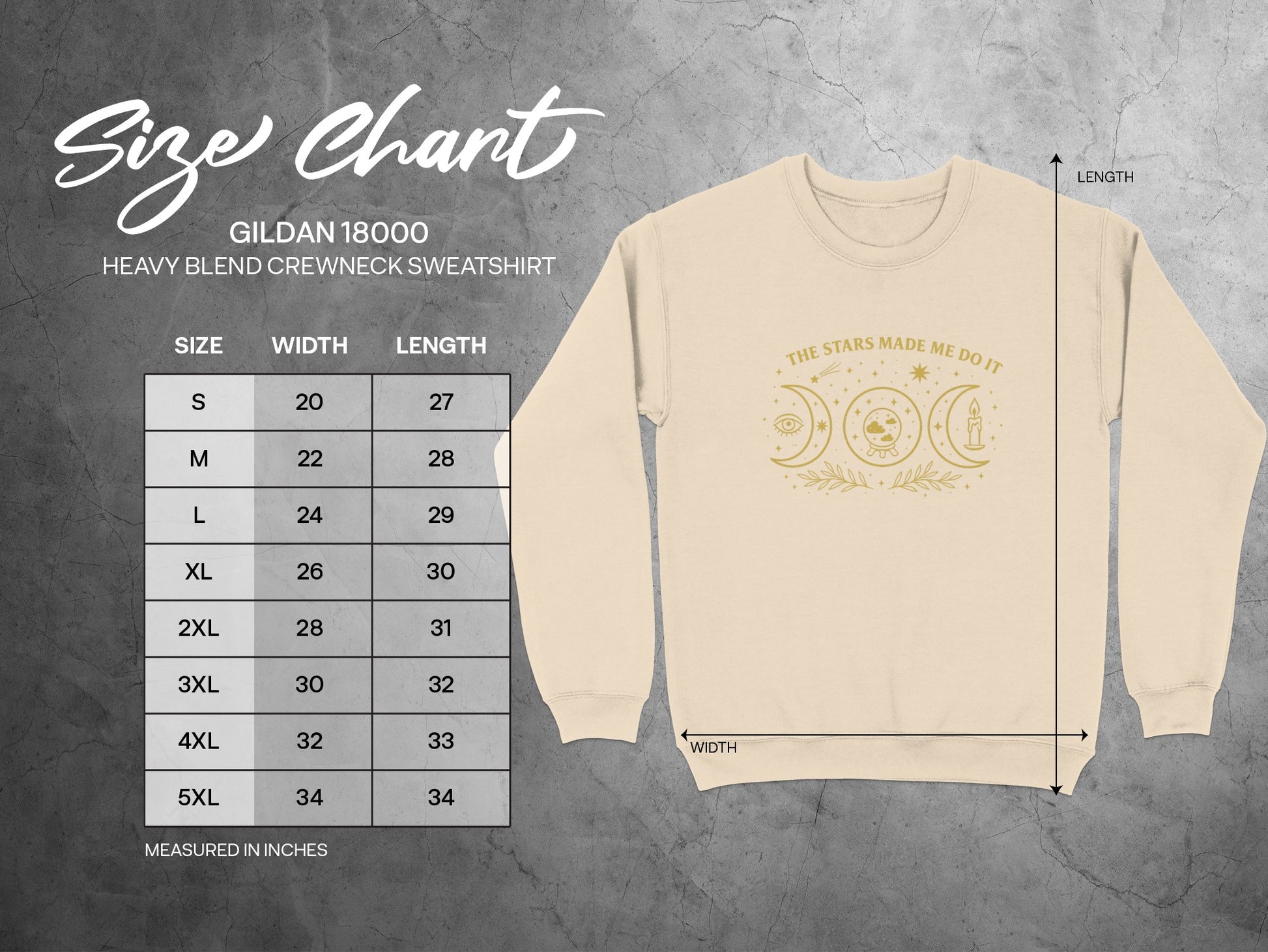 The Stars Made Me Do It Heavy Blend Sweatshirt product