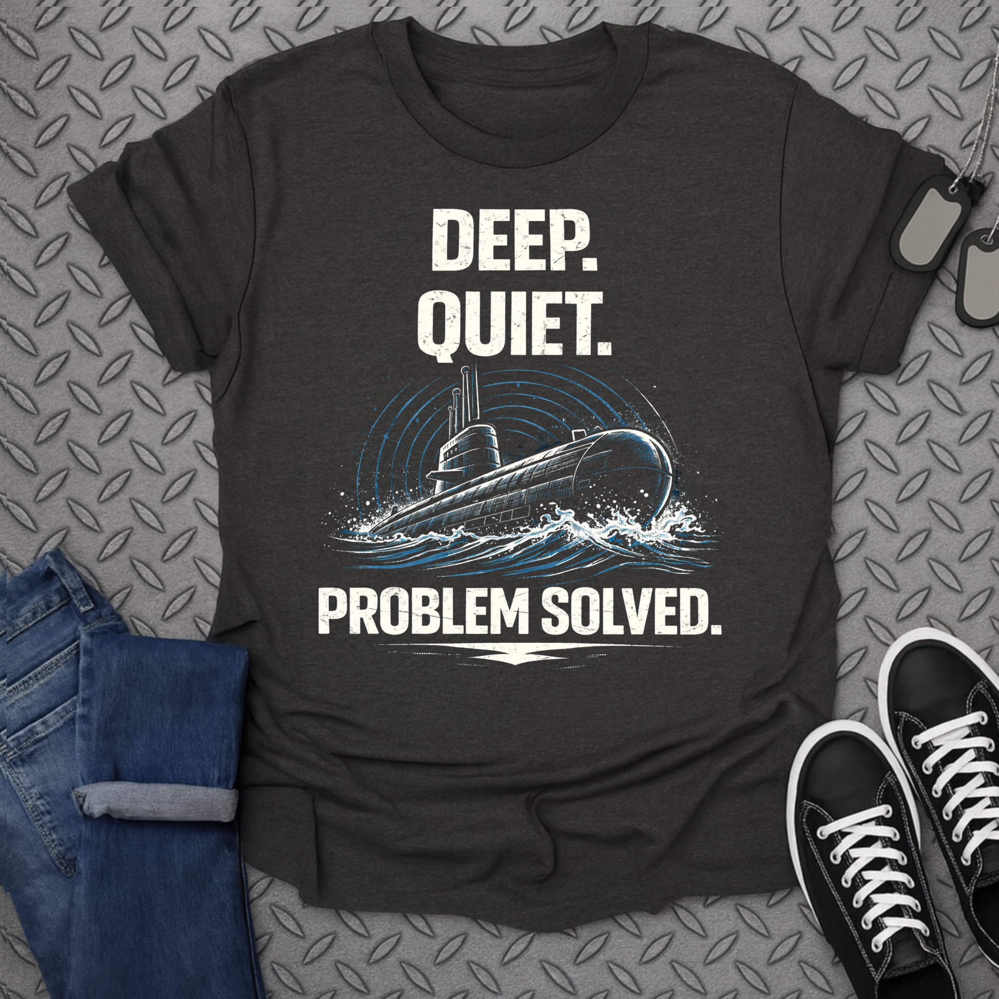 Deep Quiet Problem Solved Submarine Military Nautical product