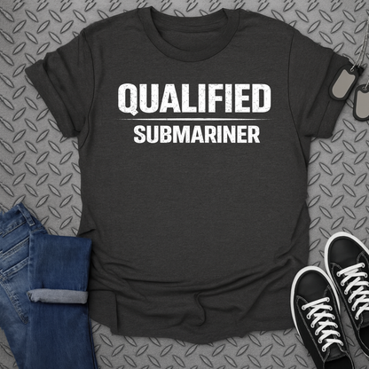 Qualified Submariner Naval Service Crewneck T-shirt product type