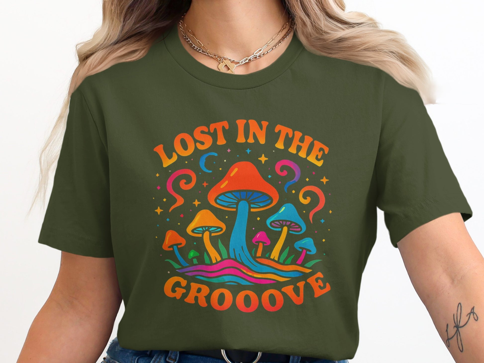 Lost in the Groove Psychedelic Graphic Tee product