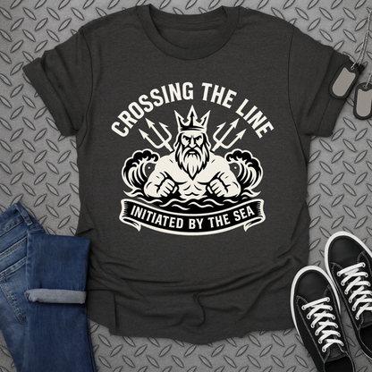 Crossing The Line Initiated By The Sea T-Shirt