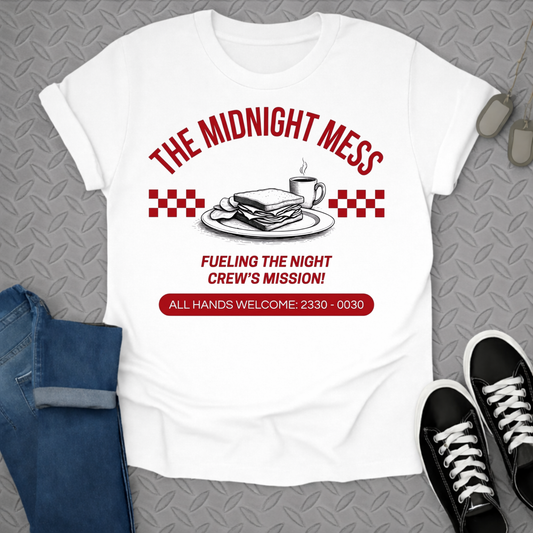 The Midnight Mess Fueling The Night Crew's Mission T-shirt