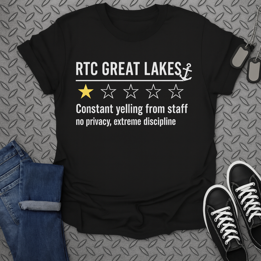 RTC Great Lakes One Star Humor T-Shirt for Sailors
