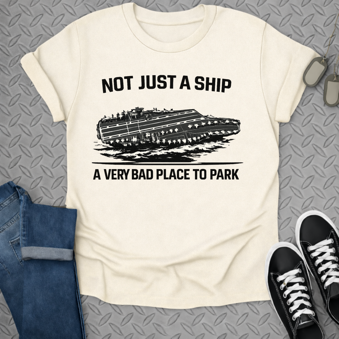 Not Just a Ship A Very Bad Place to Park shirt