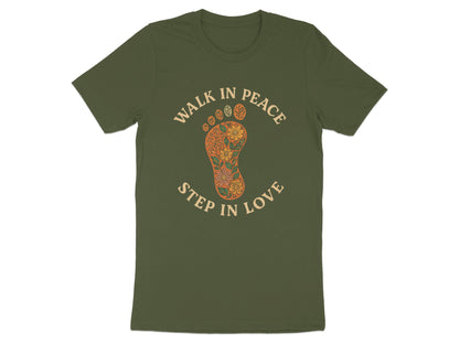 Walk in Peace Step in Love Graphic T-shirt product