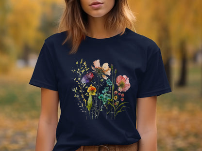 Elegant Floral Printed T-Shirt for Everyday Casual product