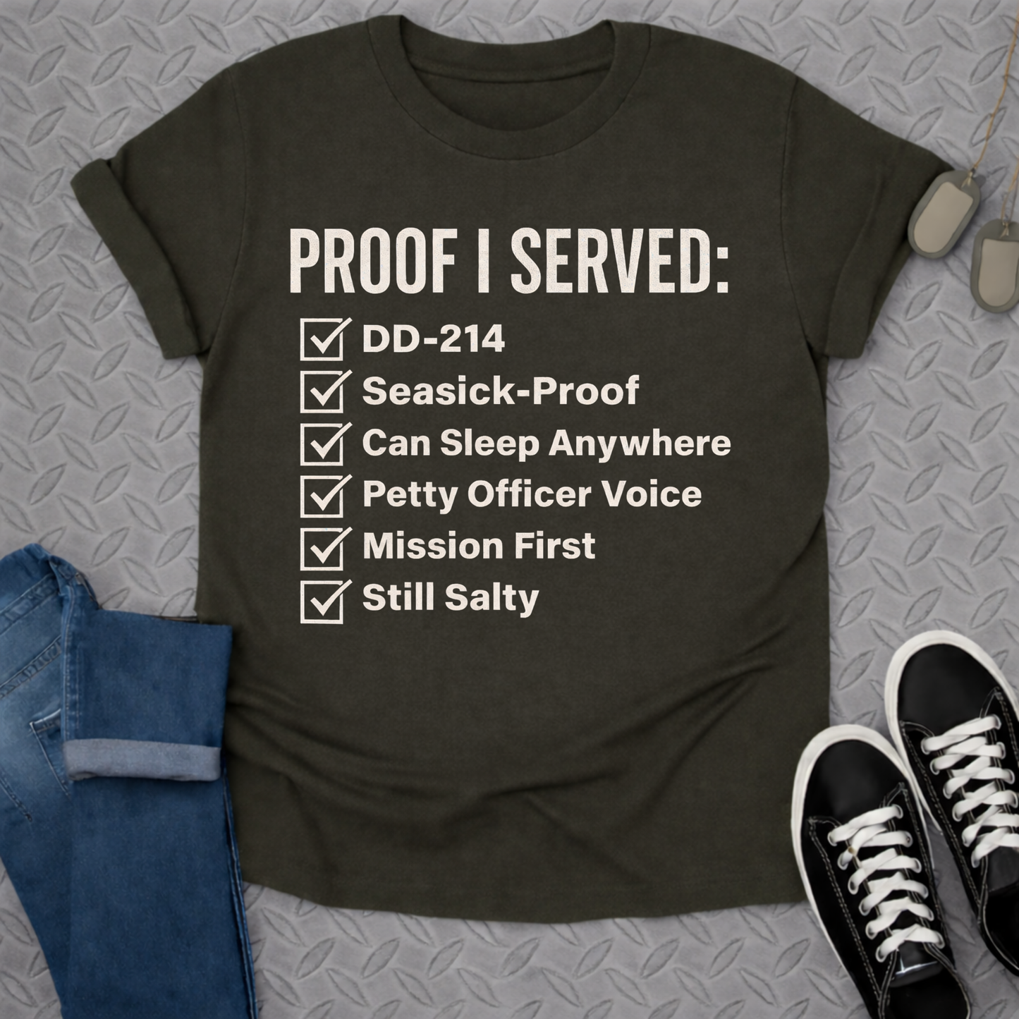 proof i served tshirt