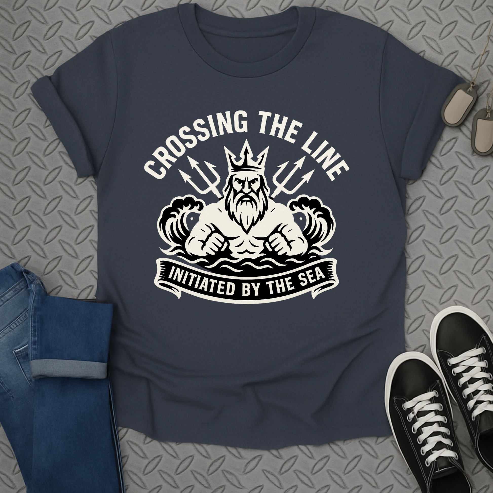 Crossing the Line Initiated by the Sea t-shirt product
