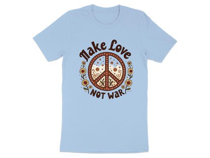Make Love Not War Peace Sign Graphic Tee product