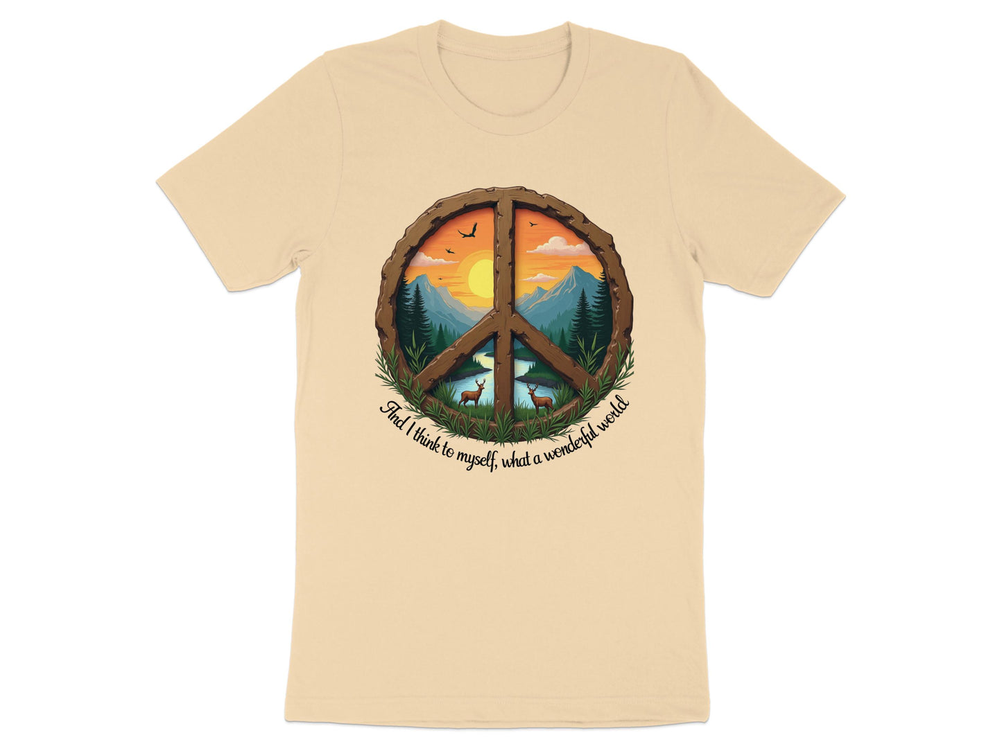 Beautiful Peace Sunrise Graphic Printed T-Shirt product