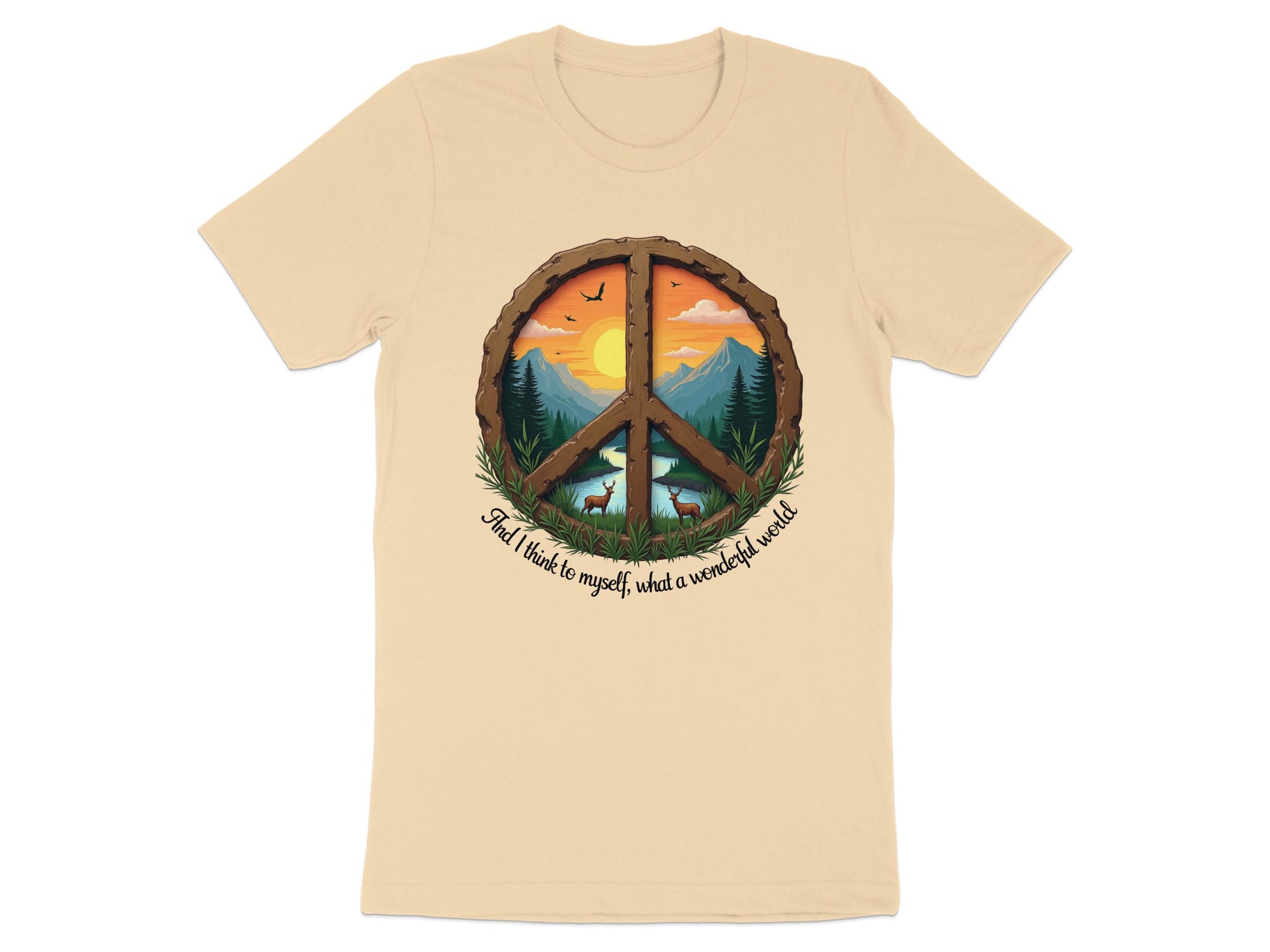Beautiful Peace Sunrise Graphic Printed T-Shirt product