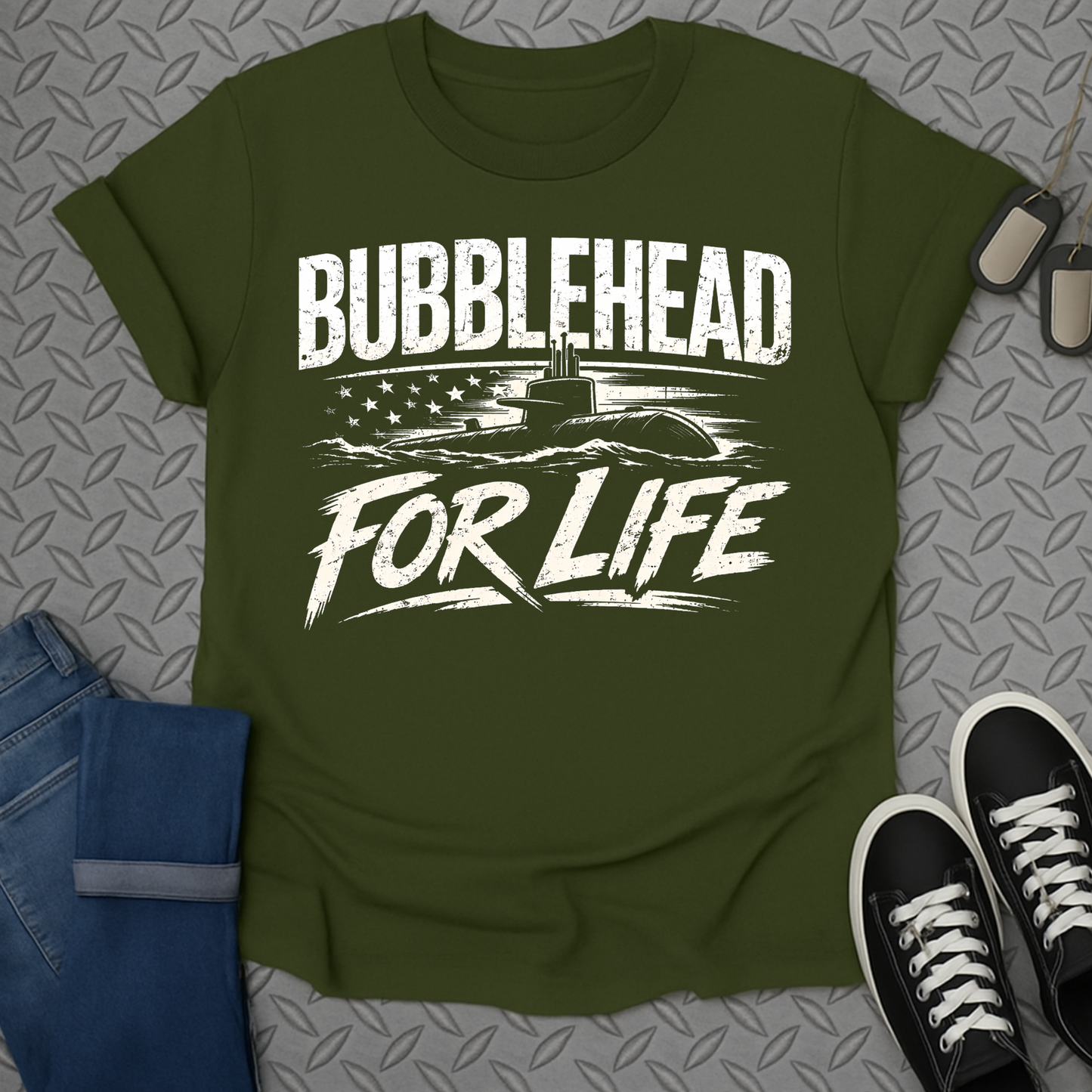 BUBBLEHEAD FOR LIFE Submarine Stars Military product type