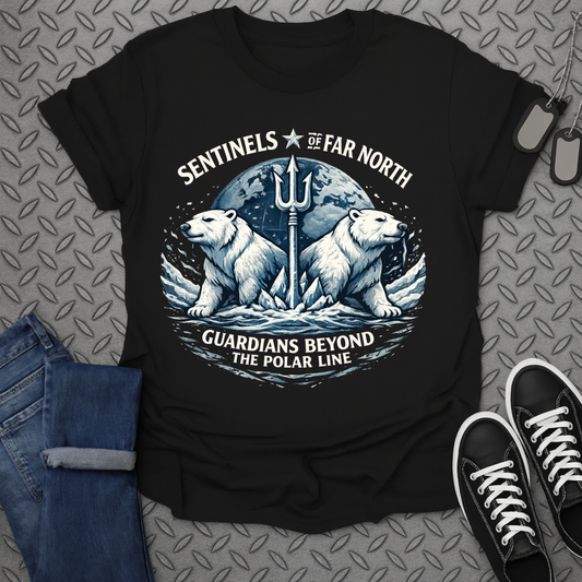Sentinels of Far North Guardians Beyond Polar Line Shirt