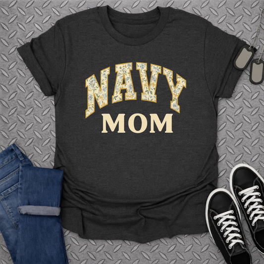 navy mom tshirt