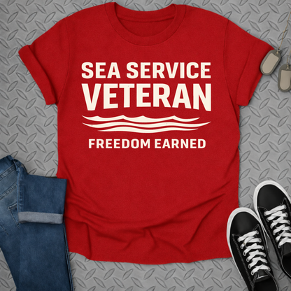 Sea Service Veteran Tshirt