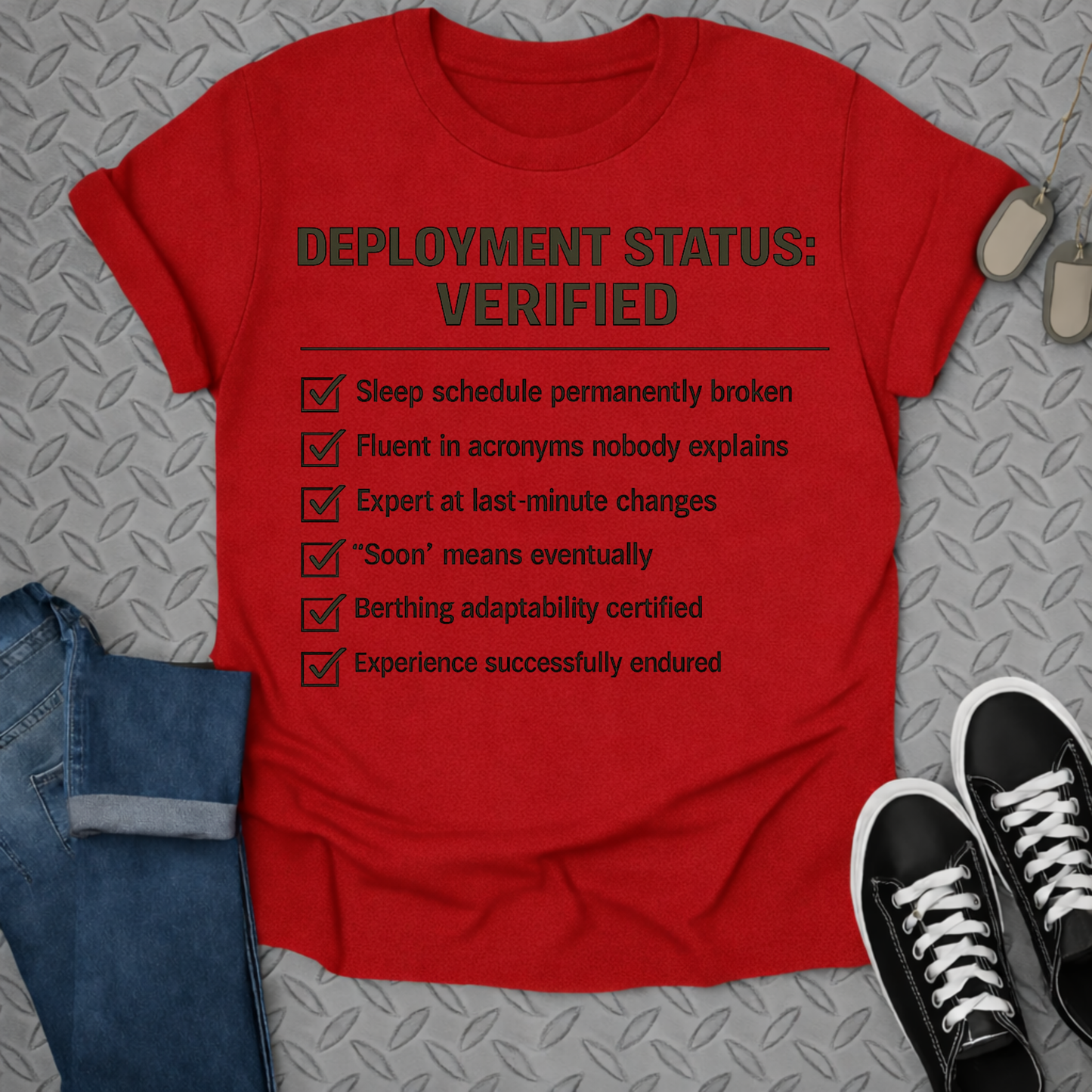 Deployment status verified tshirt