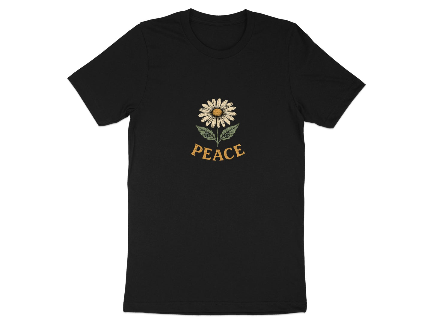 Peace Daisy Graphic Print T-Shirt product type