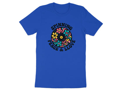 Spinning Peace & LLove Graphic T-Shirt for Music Fans Product