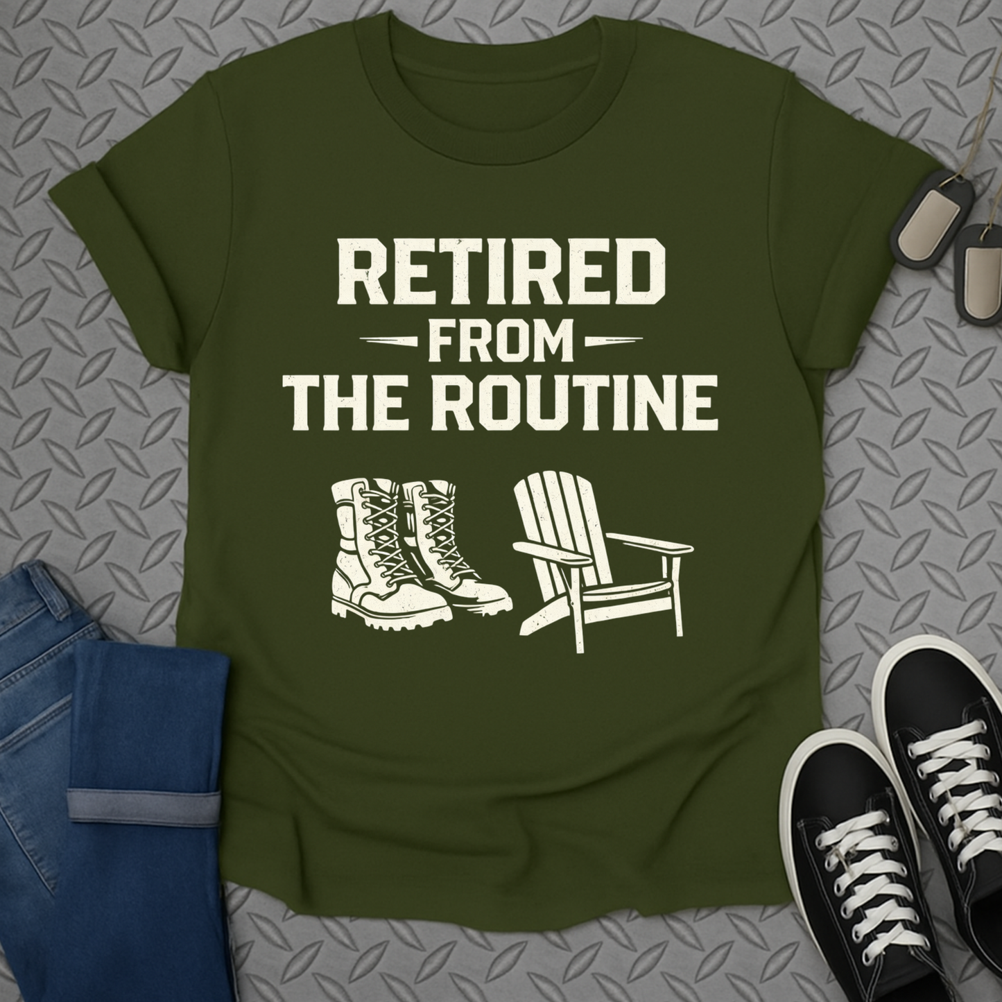 Retired from the Routine Graphic T-Shirt