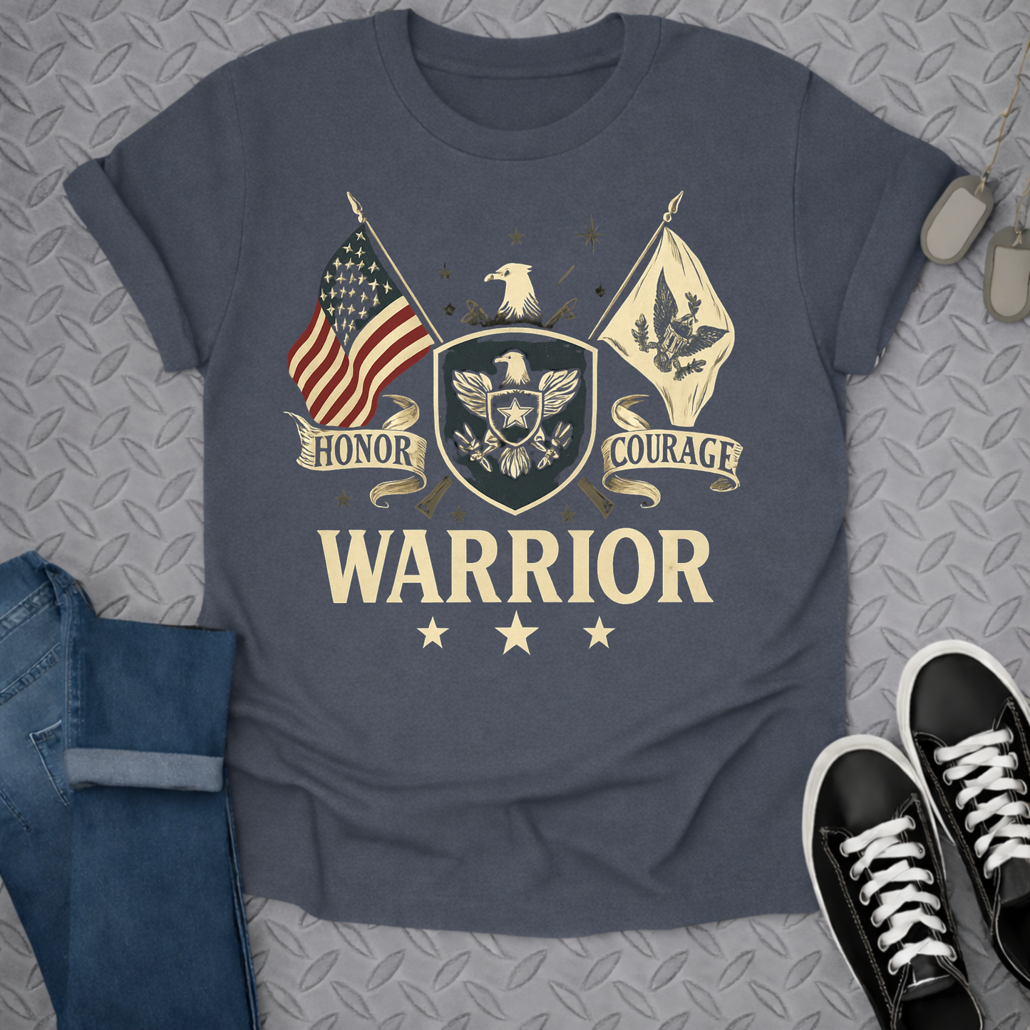 honor courage warrior tshirt