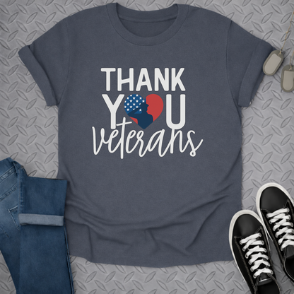 thank you veterans tshirt
