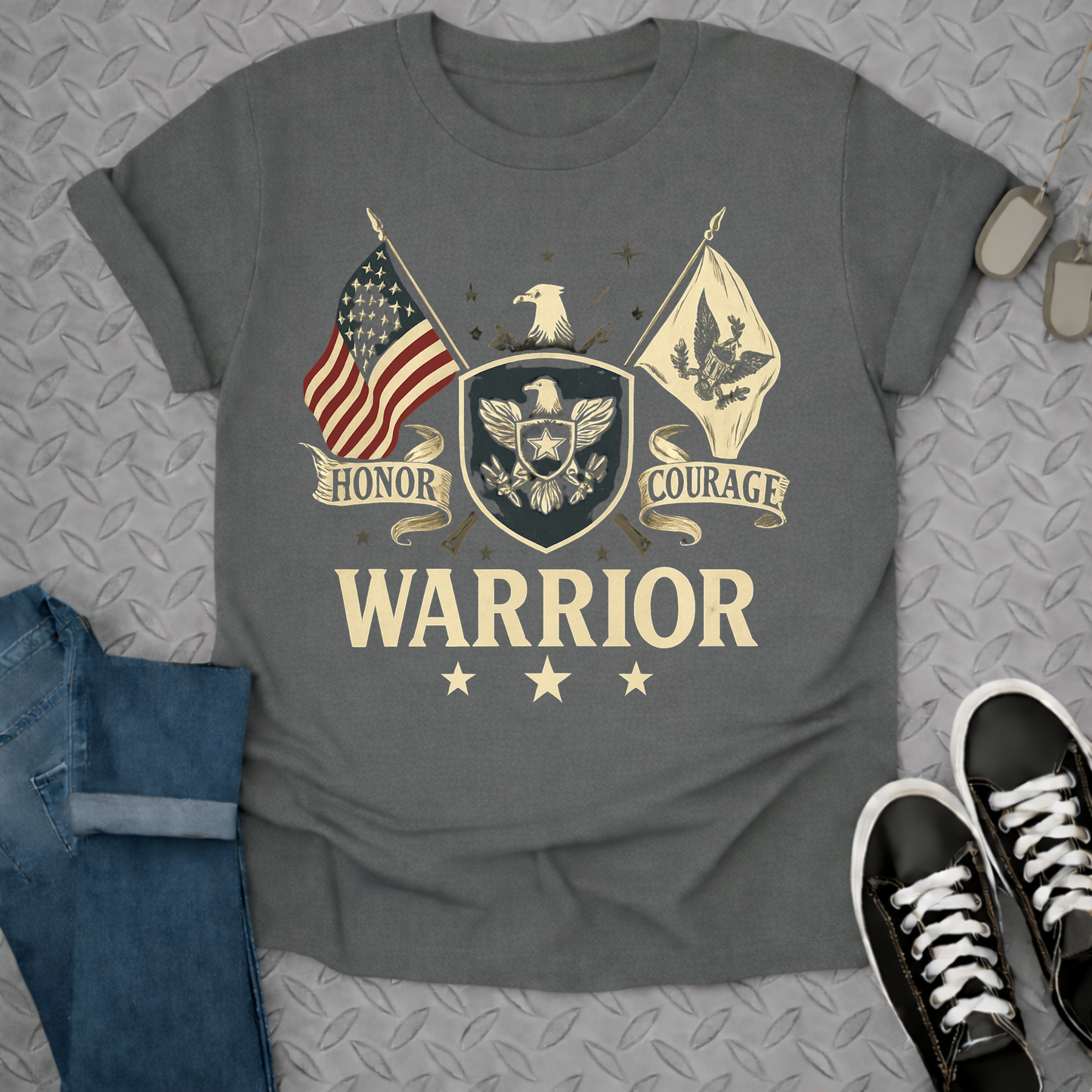 honor courage warrior tshirt