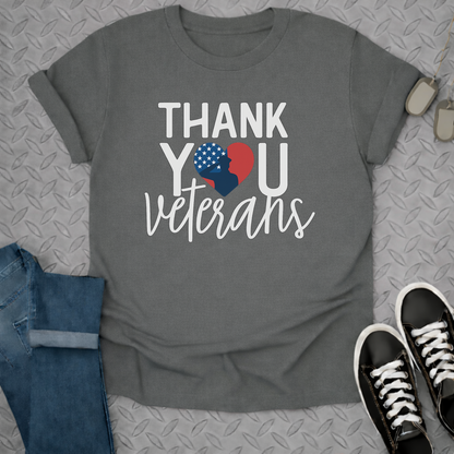 thank you veterans tshirt